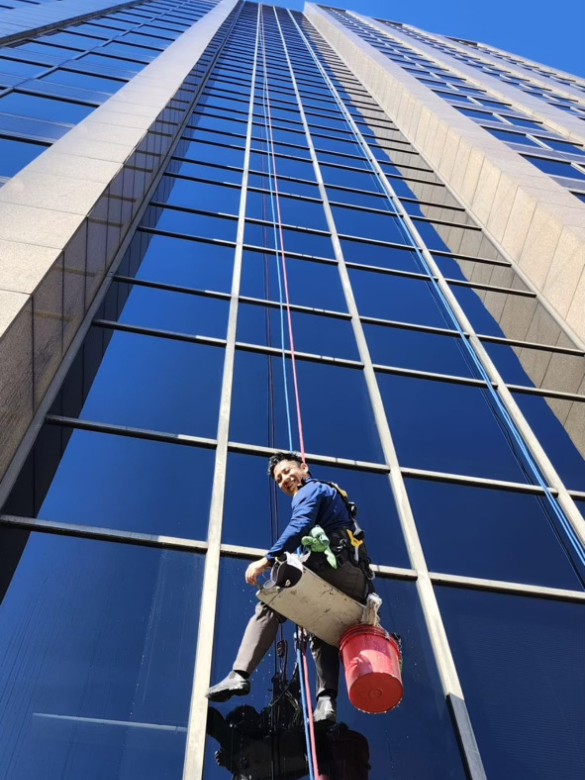 high rise window cleaning